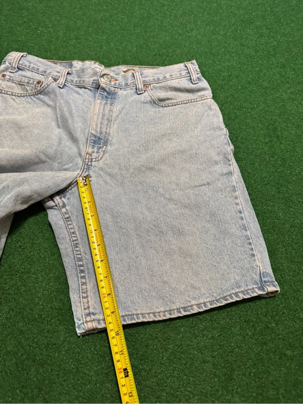 Levis Relaxed Fit Denim Shorts 36 550 Light Wash Jorts Baggy Vintage 90s